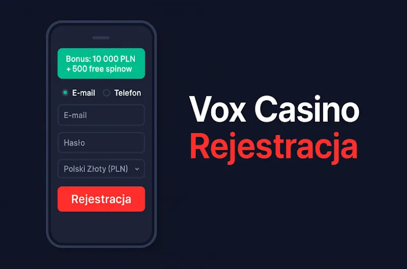 Rejestracja w Vox Casino — krok po kroku