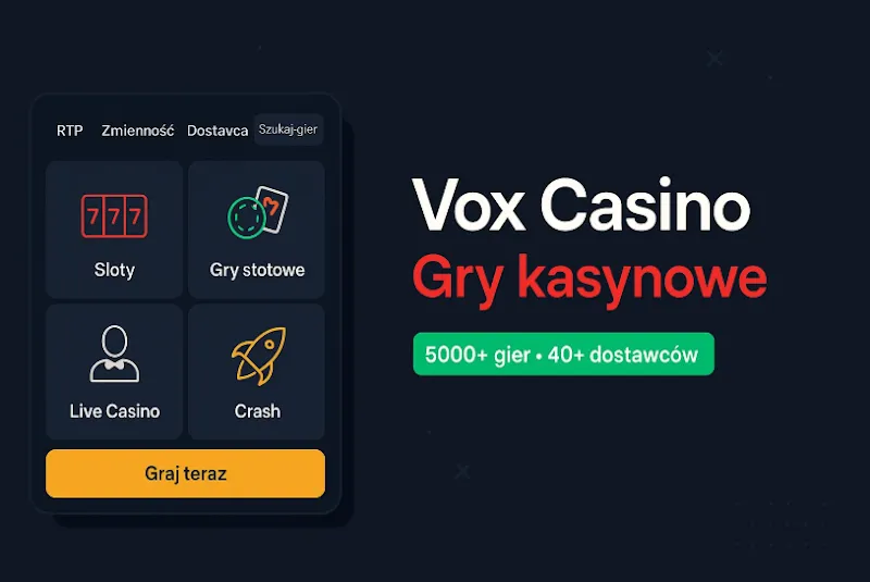Vox Casino gry kasynowe