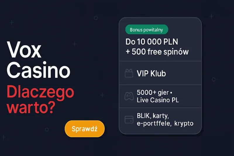 Dlaczego warto wybrać Vox Casino w Polsce?